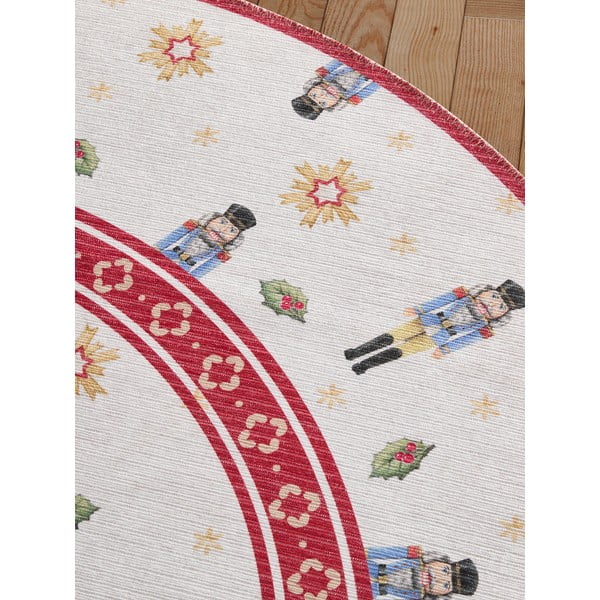 Punane ümmargune jõulumotiiviga vaip ø 160 cm Toy's Delight Nutcracker - Villeroy&Boch-image-3