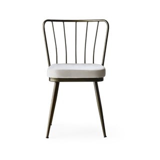 Hallid metallist söögitoolid 2tk komplektis Yildiz - Kalune Design