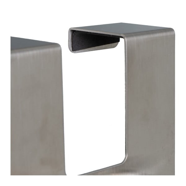 Metallist uksehoidja, matt hõbedane 13 cm - Casa Selección-image-3