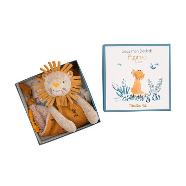 Kollane kaisutekk Lion - Moulin Roty-image-3
