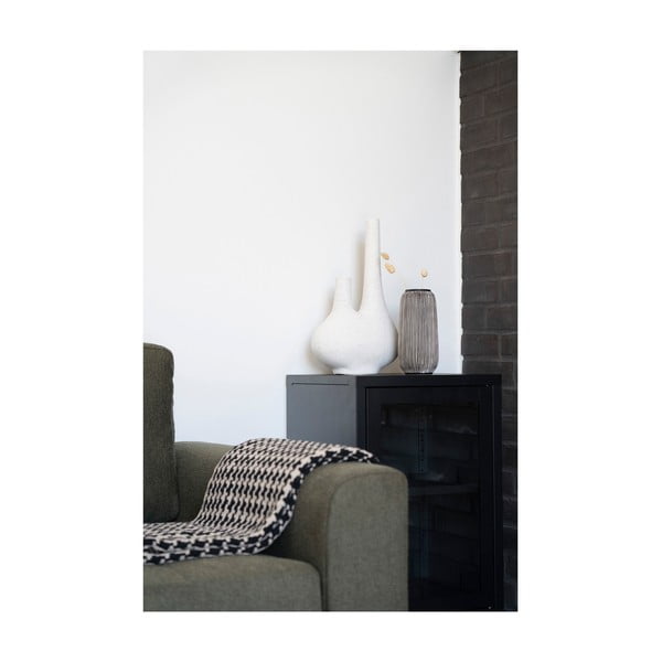 Must-valge vaas (kõrgus 20 cm) - House Nordic-image-3