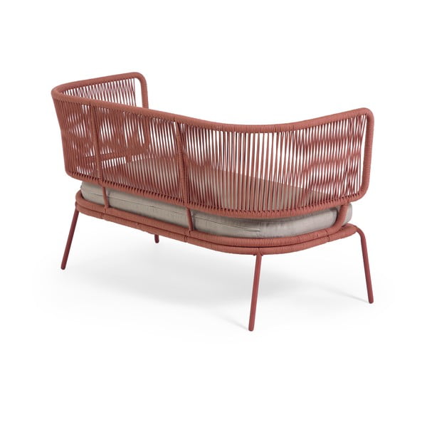 Terrakota teraskonstruktsiooniga aia diivan Nadin - Kave Home-image-4