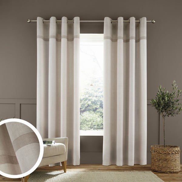 Beežid kardinad 2 tk 229x168 cm komplektis Melville - Catherine Lansfield-image-2