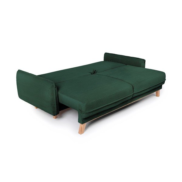 Tumeroheline velvetist diivanvoodi/panipaigaga 218 cm Tori - Bonami Selection-image-4