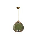 Tumeroheline rippvalgusti tekstiilist varjuga ø 25 cm - Opviq lights