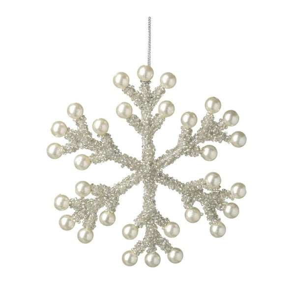 Závěsná dekorace ve stříbrné barvě Parlane Snowflake