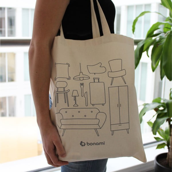 Kreemjas lõuendkott - Bonami-image-4