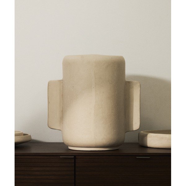 Kreemikas papjeemašeest vaas (kõrgus 38 cm) Mireni - Kave Home-image-1