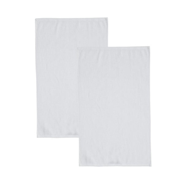 Valged kiiresti kuivavad froteerätikud 2tk komplektis 90x140 cm Quick Dry - Catherine Lansfield