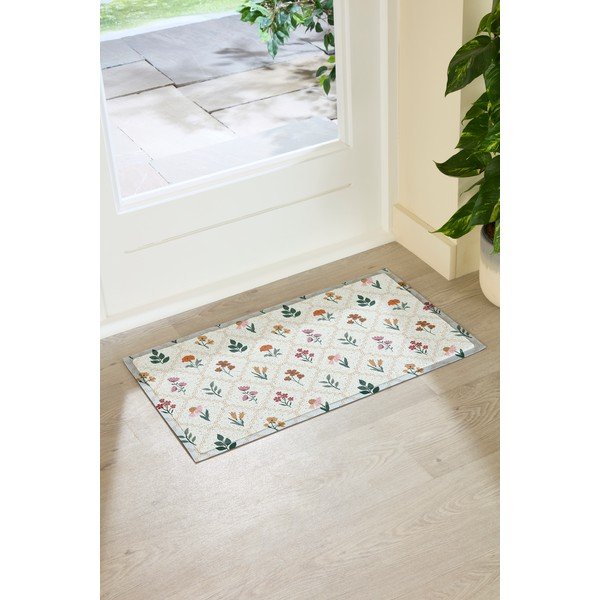 PVC uksematt 40x70 cm Vintage Floral Stamp - Artsy Doormats-image-2