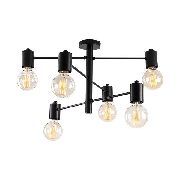 Must laevalgusti 6 pirnile Hexa - Opviq lights-image-2