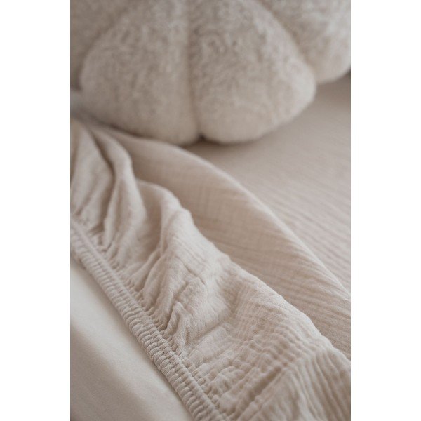 Beež musliinist beebi voodilina 60x120 cm Burumcuk - Mijolnir-image-3