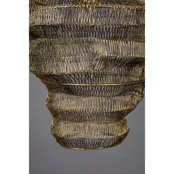 Kuldset värvi ripplamp metallist varju 36x36 cm Luca - Dutchbone-image-2