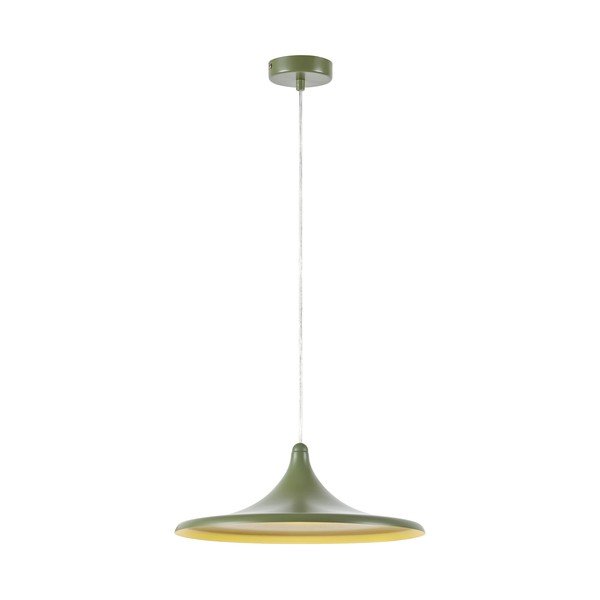 Roheline metallist hämardatav LED-ripatslamp ø37x13 cm Beam - Markslöjd