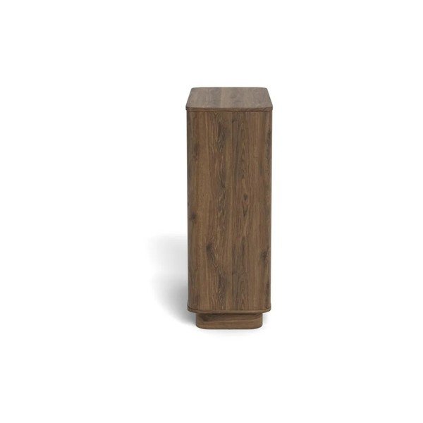 Tumeda naturaalse tammepuust kummut 90x107x40 cm Atmore - Actona-image-3