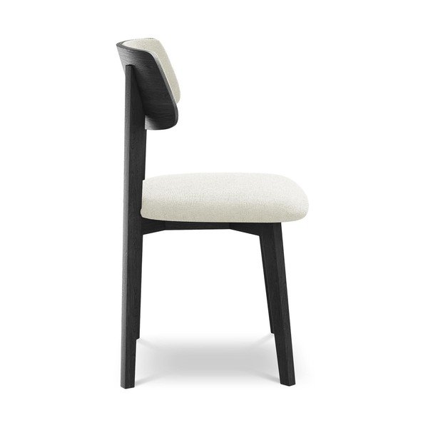 Kreemjas täispuidust söögitool Niu - Makamii-image-2