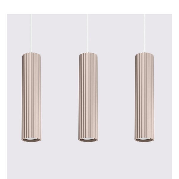 Hallikaspruun metallist rippvalgusti Gleam - Sollux-image-3