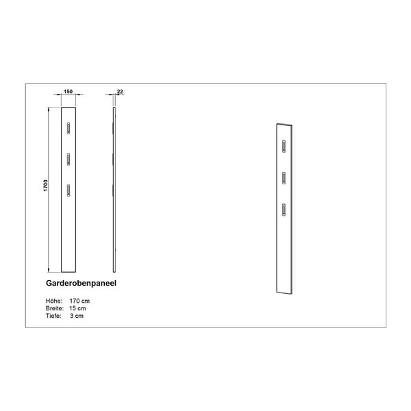Tamme dekoratsiooniga seinakinnitus Telde - Germania-image-3