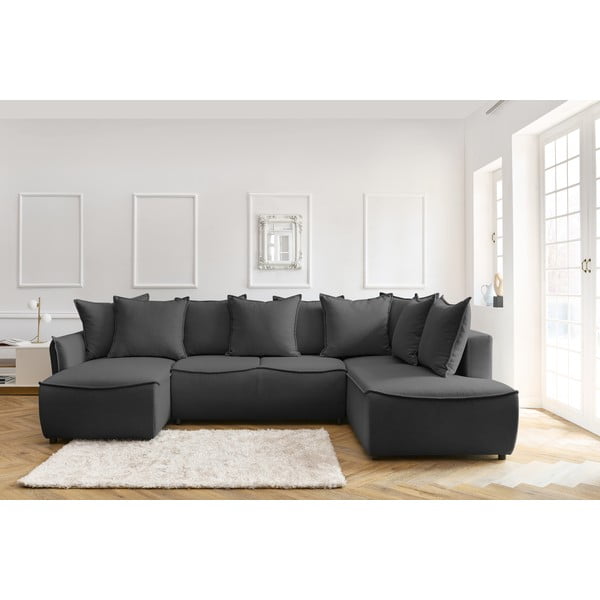 Tumehall nurgadiivanvoodi (vasak nurk) Leon – Bobochic Paris-image-1