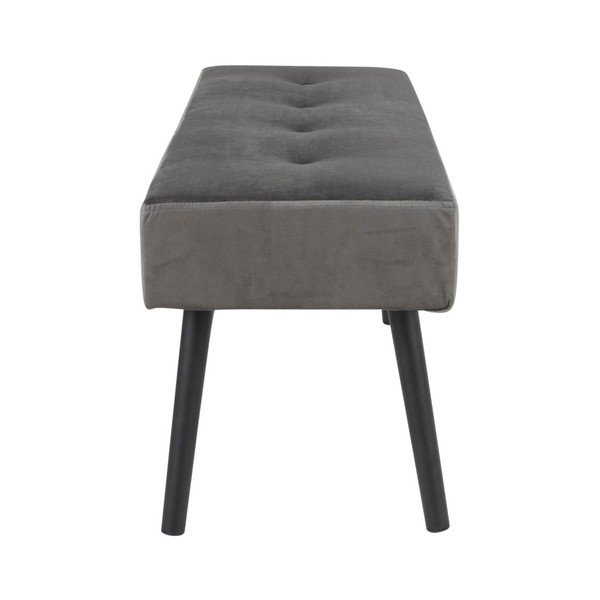 Hall sametkattega polsterdatud pink Skiby, 100 x 35 cm - House Nordic-image-1