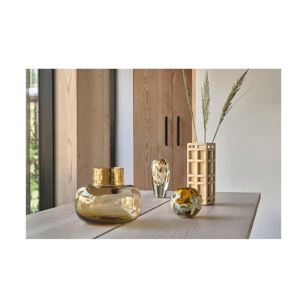 Oranž käsitsi valmistatud klaasist vaas (kõrgus 21 cm) Otea - Villa Collection-image-3