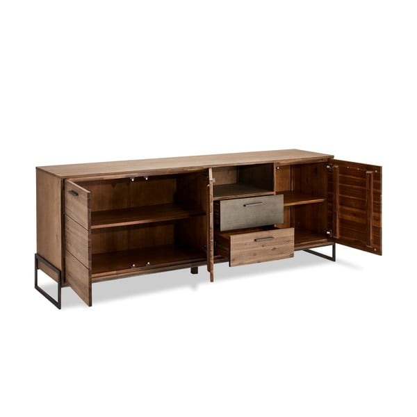 Pruunist täispuidust kast, suur Mallorca - Furnhouse-image-3