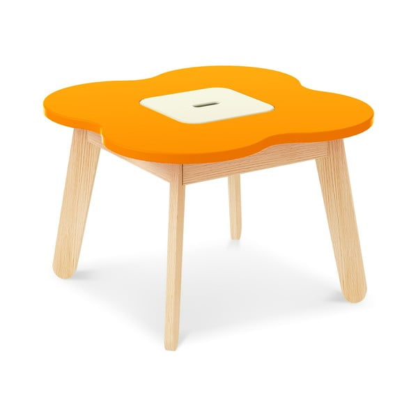 Oranžový dětský stolek s úložným prostorem Timoore  Simple Play