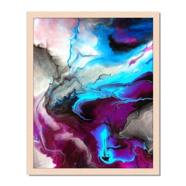 Obraz v rámu Liv Corday Asian Liquid Fusion, 40 x 50 cm