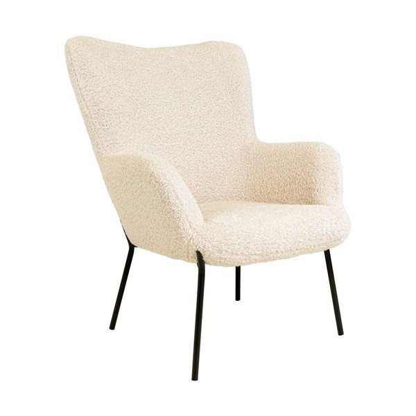 Valge bukleekangast tugitool Glasgow - House Nordic