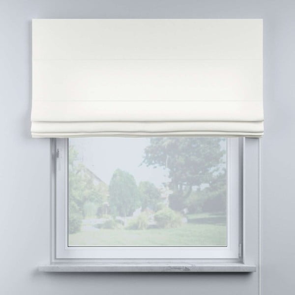 Valge Rooma ruloo 170x160 cm Cotton Story - Yellow Tipi-image-4