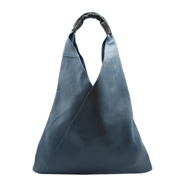 Modrá kabelka z pravé kůže Andrea Cardone Panna Zucchero
