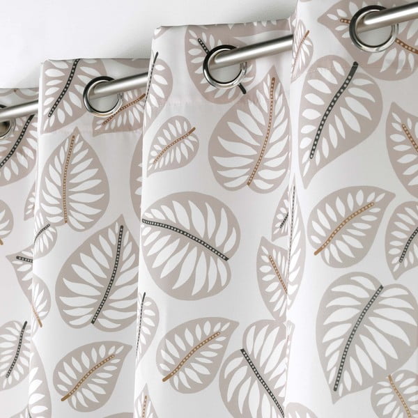 Beež kardin 140x280 cm Alma - douceur d'intérieur-image-1