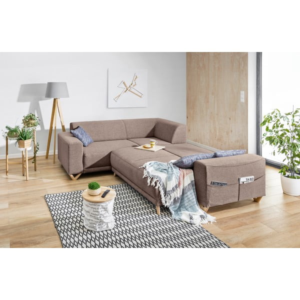 Pruun lahtikäiv/panipaigaga nurgadiivan (vasak nurk/L-kujuline) Classy Sophie – Miuform-image-4