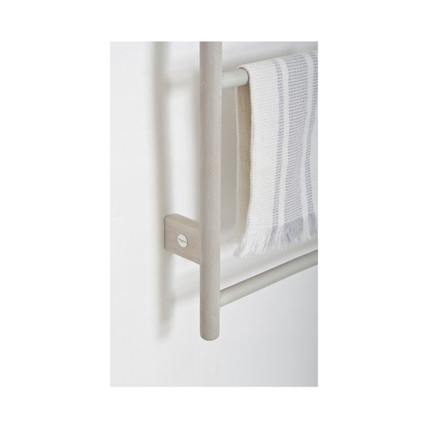 Šedý nástěnný držák na ručníky z dubového dřeva Wireworks Towel Rail Wallbar-image-3