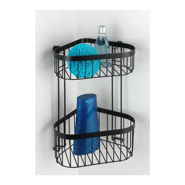 Must kahekorruseline seinale paigaldatav nurgariiul Classic Plus - Wenko-image-4