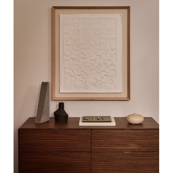 Tumeda naturaalse pähklipuust kummut 120x75x50 cm Norlen - Kave Home-image-4