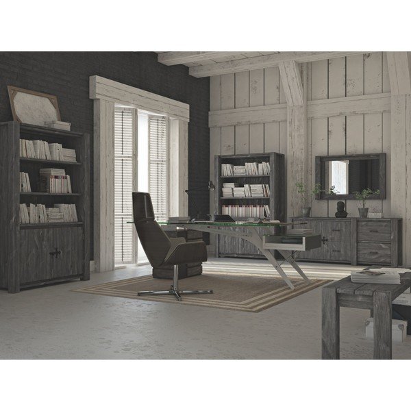 Skříňka Seart z masivní borovice, 120x77 cm-image-4