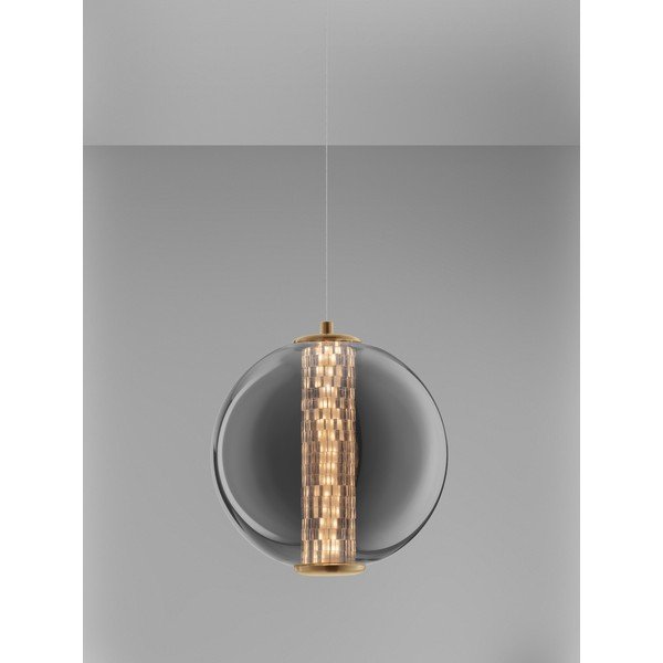 Hall metallist LED-ripplamp klaasist varjuga, ø 22 cm Navi - Nova Luce-image-3
