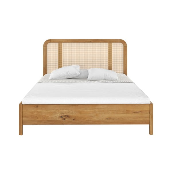 Tammepuust kaheinimesevoodi 200x200 cm naturaalses värvitoonis Harmark - Skandica-image-2