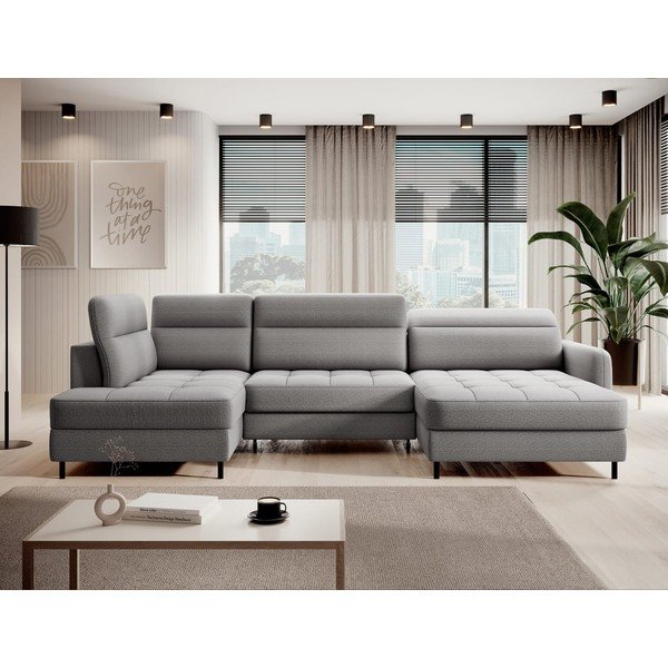 Helehall sametist lahtikäiv/sahtliga nurgadiivan (vasak nurk/U-kujuline) Berrto – ELTAP-image-1