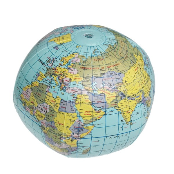 Täispuhutav pall ø 26 cm International World Map – Rex London-image-1