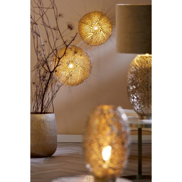 Kuldne seinalamp ø 45 cm Sinula - Light & Living-image-1