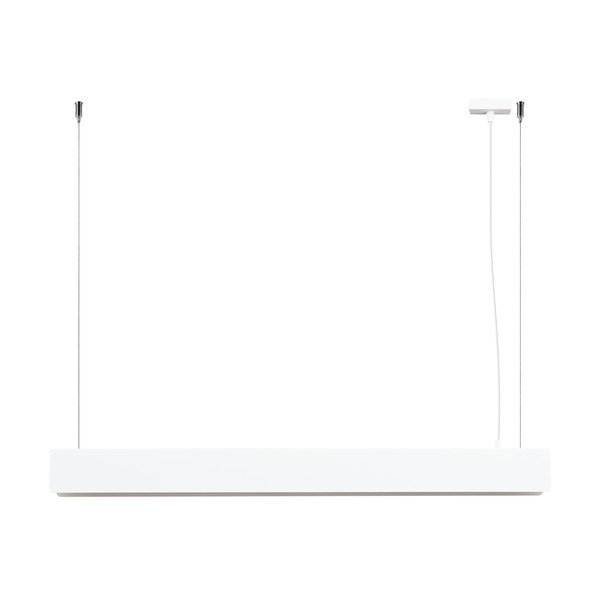 Valge metallist LED-rippvalgusti Nebula - Sollux