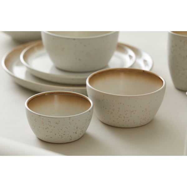 Beež keraamiline serveerimiskauss ø 14 cm Stentøj - Bitz-image-1