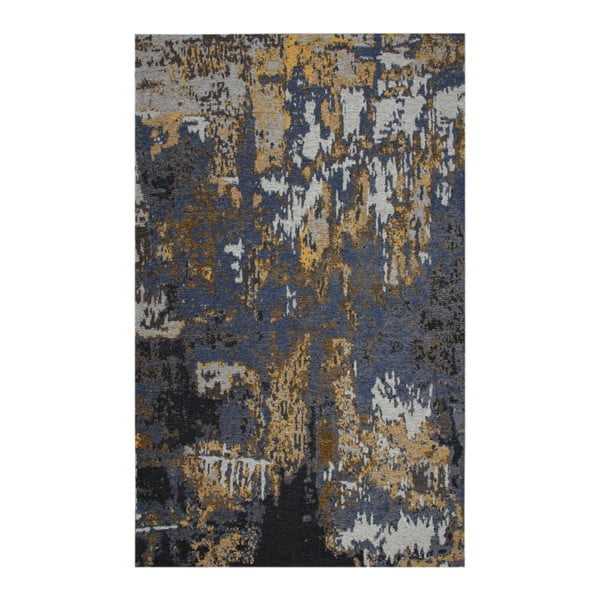Modrošedý koberec Eco Rugs Lovise, 80 x 150 cm