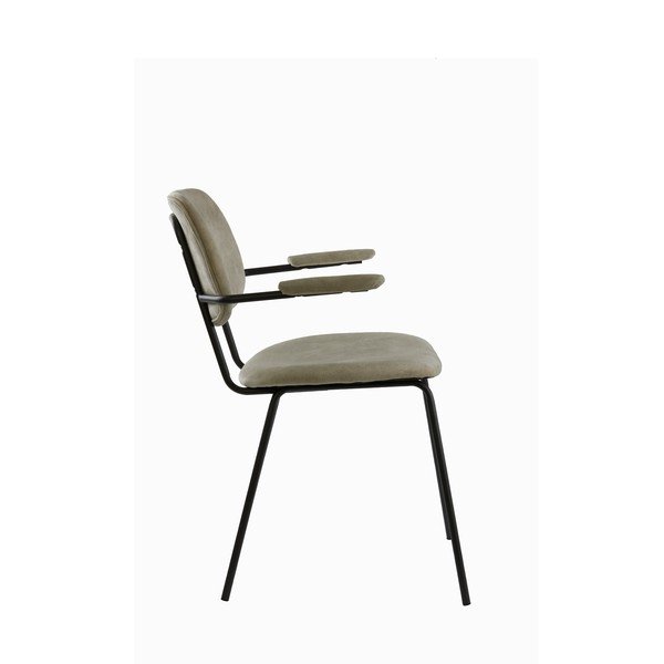 Beež sametist söögitool Emma - Light & Living-image-2