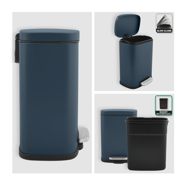 Roheline terasest prügikast 5 l Akira - Spirella-image-4