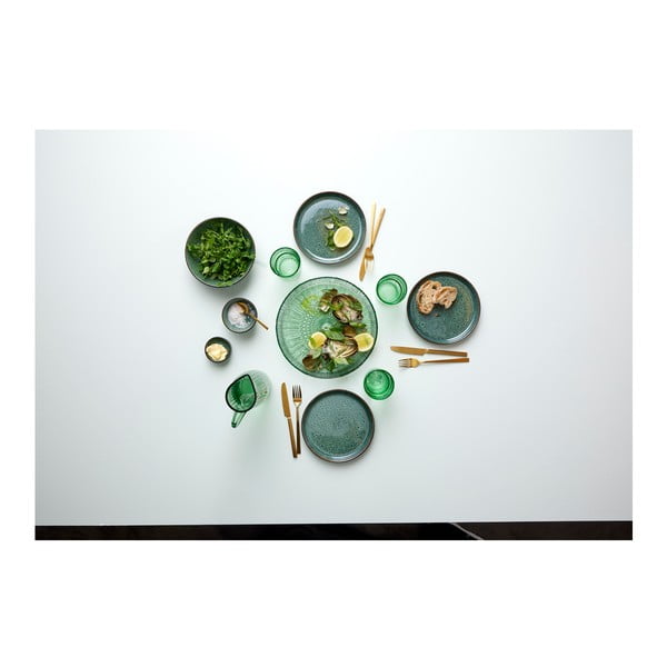 Roheline klaasist serveerimistaldrik ø 30 cm Kusintha - Bitz-image-2