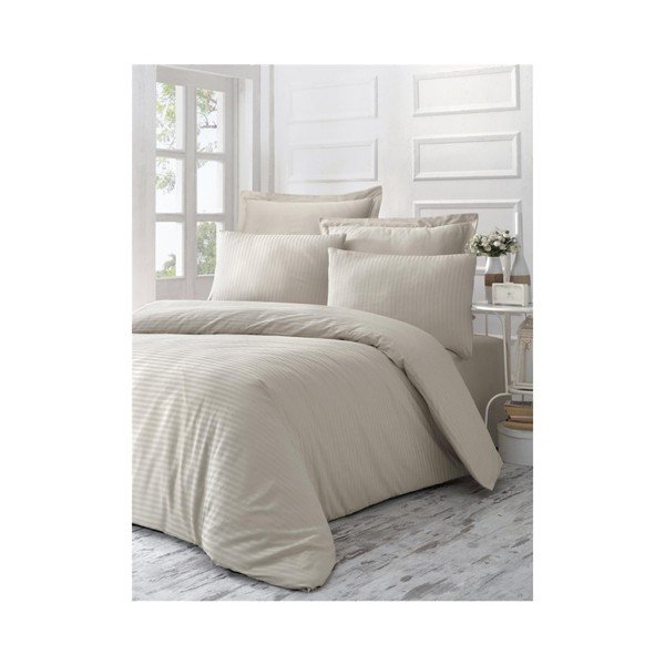 Puuvillane voodipesu koos linadega kaheinimesevoodile Samia Lijena, 200 x 220 cm - Mijolnir