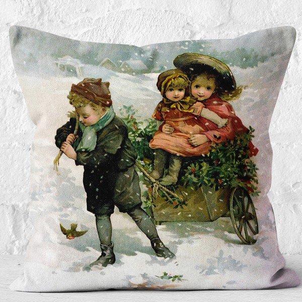 Jõulumotiividega padjapüür 43x43 cm - Mila Home-image-4